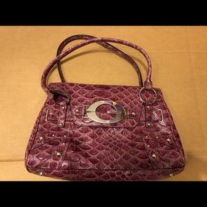 Guess handbag-pink patent